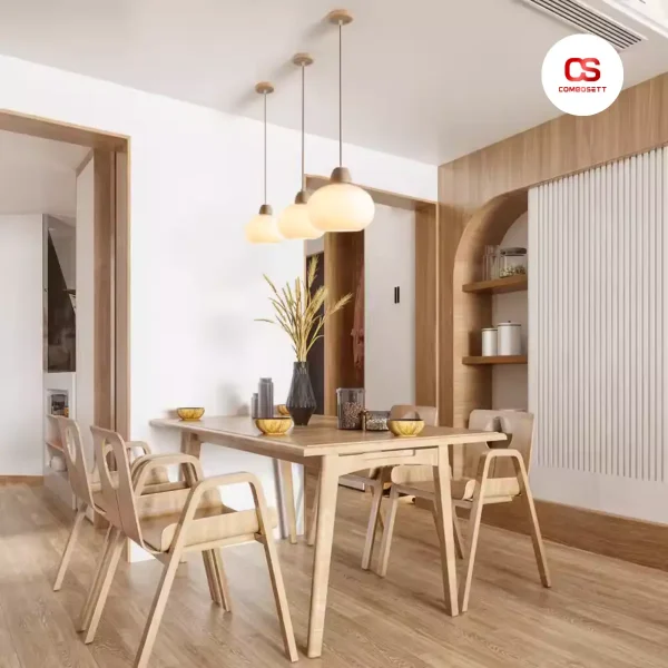 Đèn thả chùm bàn ăn, đảo bếp hình quả hồng phong cách Nhật Bản - Ảnh 5
