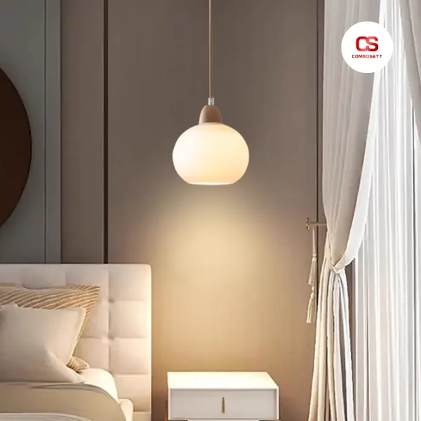 Đèn thả chùm bàn ăn, đảo bếp hình quả hồng phong cách Nhật Bản - Ảnh 4