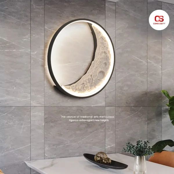Đèn LED Gắn Tường Trăng Bán Nguyệt Độc Đáo - Hình ảnh 3