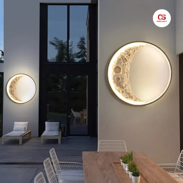 Đèn LED Gắn Tường Trăng Bán Nguyệt Độc Đáo - Hình ảnh 4