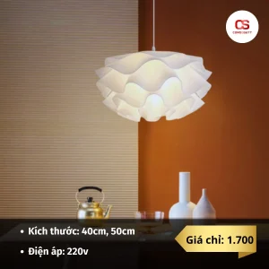 Đèn chùm thả phong cách tối giản, hiện đại