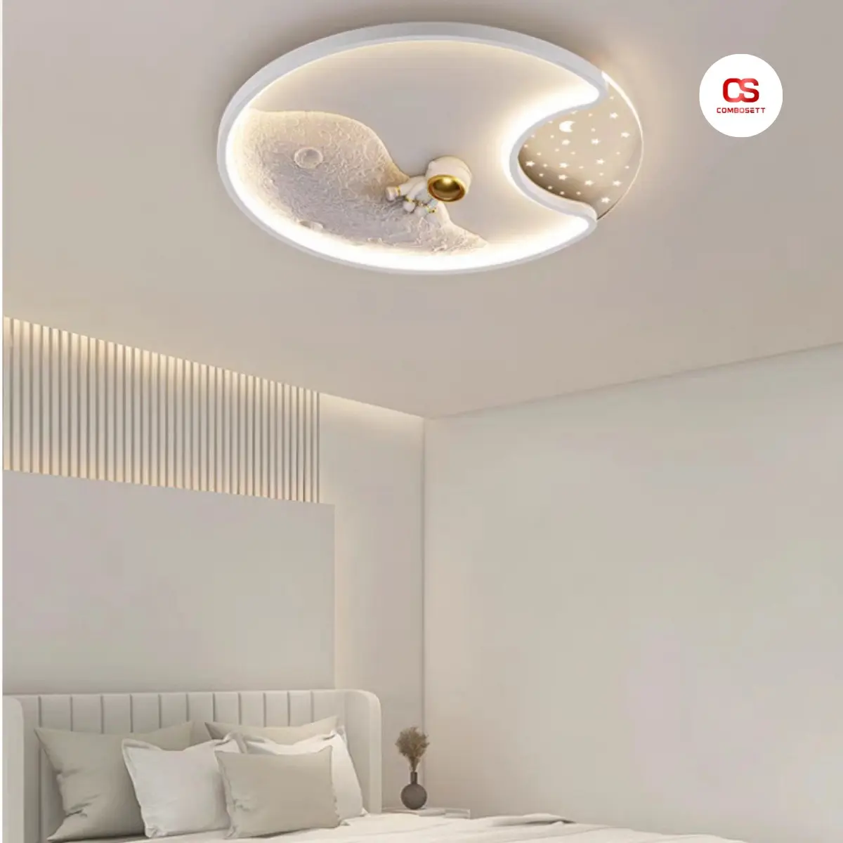 den-led-op-tran-gan-tuong-phi-hanh-gia Đèn ốp trần phi hành gia thú vị trong không gian nội thất