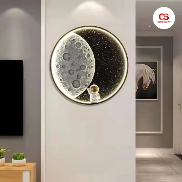 Đèn Trăng Bán Nguyệt Phi Hành Gia Decor Nội Thất - Hình ảnh 3