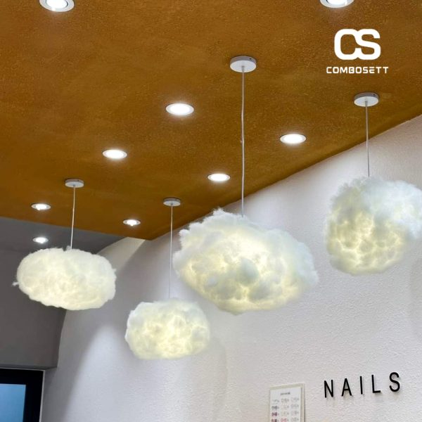 Đèn Chùm Hình Đám Mây Trang Trí Decor Mọi Không Gian - Hình ảnh 3