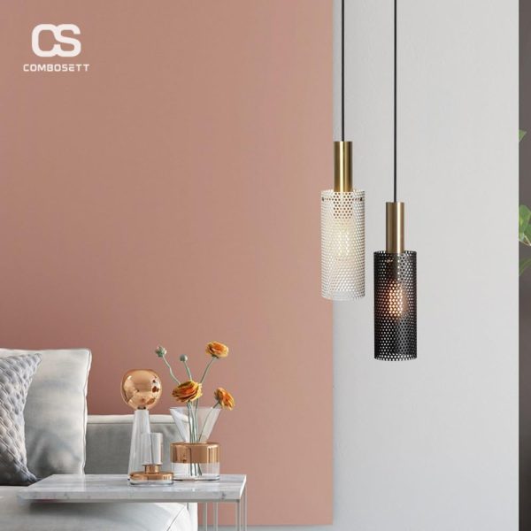 Đèn Led Thủy Tinh Thả Trần Chao Lưới Tổ Ong Phong Cách Bắc Âu - Hình ảnh 4