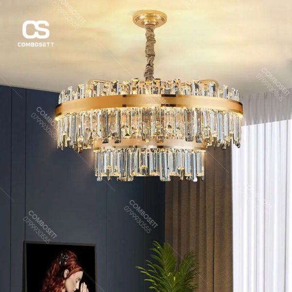 Đèn Chùm Pha Lê Sang Trọng Bắc Âu - Hình ảnh 3