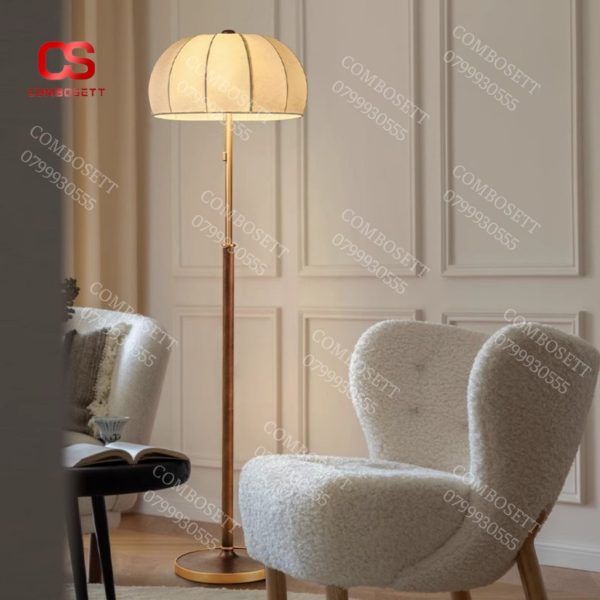 Đèn Đứng Thân Gỗ Phong Cách Mới Lạ, Điệu Đà Trang Trí Không Gian Phòng Khách, Phòng Ngủ, Bàn Đọc Sách - Hình ảnh 7