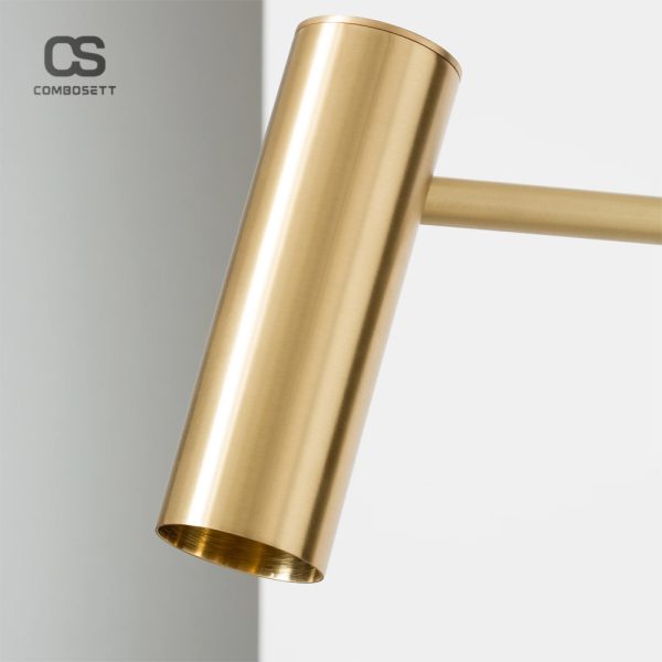 Đèn Sàn Thép Không Gỉ Mạ Vàng Decor Phòng Đèn Sợi Đốt 5W - Ảnh 2
