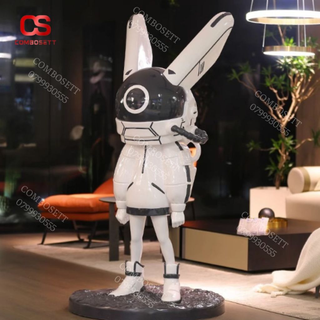 Đèn Led Bearbrick Điêu Khắc Ấn Tượng Trang Trí Không Gian Quán Bar, Quán Cafe, Khu Triển Lãm - Ảnh 5