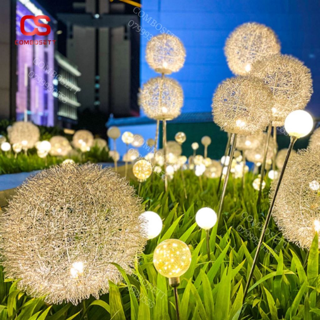 Bộ Đèn Led Bồ Công Anh sáng bừng không gian ngoại thất