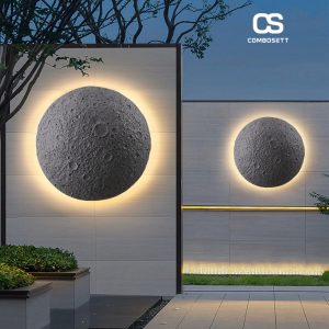 Đèn Mặt Trăng 3D Phù Điêu Kết Hợp Đèn Led