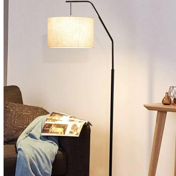 Đèn Sàn Chao Vải Phong Cách Bắc Âu Hiện Đại, Sang Trọng 3 Chế Độ Màu - Hình ảnh 8