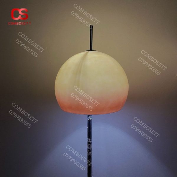 Đèn Sàn Chao Vàng Hổ Phách Cây Đứng 3 Chế Độ Phong Cách Bắc  u Decor Phòng Ngủ, Phòng Khách, Sofa - Hình ảnh 4