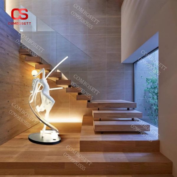 Đèn Sàn Điêu Khắc Vũ Nữ