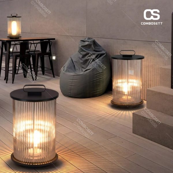 Đèn Sân Vườn Năng Lượng Mặt Trời, Đèn Led Hình Trụ Chống Nước Phong Cách Bắc Âu Decor Mọi Không Gian Sống Sinh Động - Hình ảnh 6