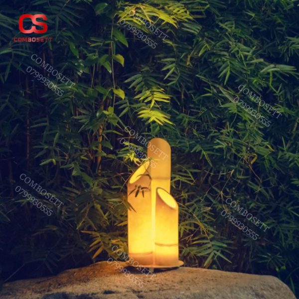 Đèn Sân Vườn Ống Tre Độc Đáo Trang Trí Không Gian Ngoại Thất Nổi Bật - Hình ảnh 8