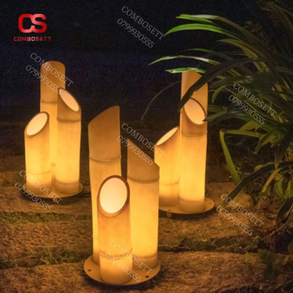 Đèn Sân Vườn Ống Tre Độc Đáo Trang Trí Không Gian Ngoại Thất Nổi Bật - Hình ảnh 4