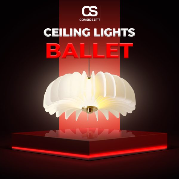 Đèn Thả Trần Cảm Hứng Ballet Phong Cách Bắc Âu - Hình ảnh 8
