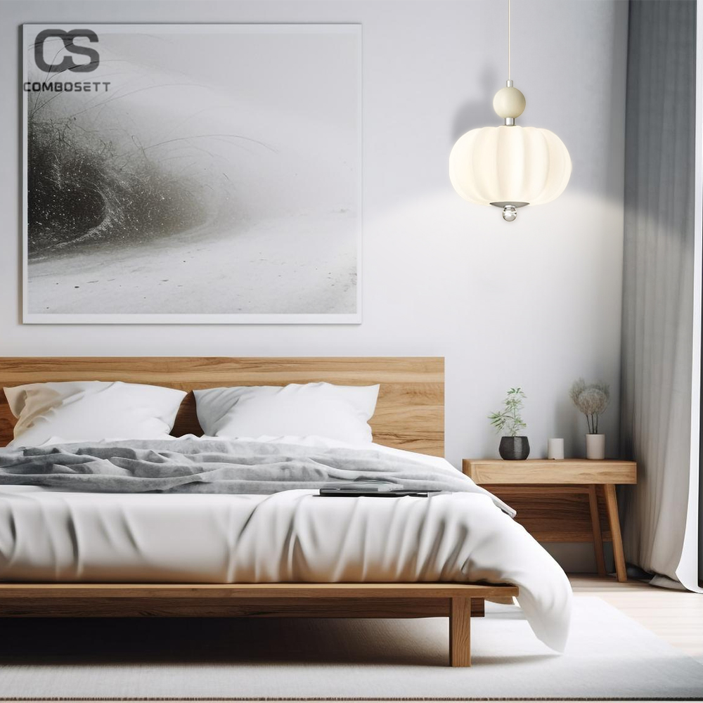 Đèn thả trần hình bí ngô độc đáo