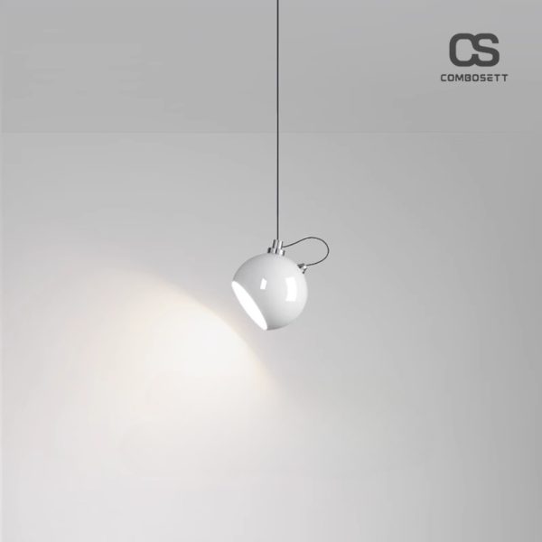 Đèn Tròn Thả Trần Chao Sứ Phủ Acrylic Decor Trang Trí Mọi Không Gian - Hình ảnh 7