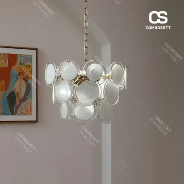 Đèn Thả Trần Pha Lê Nhiều Lớp - Hình ảnh 4