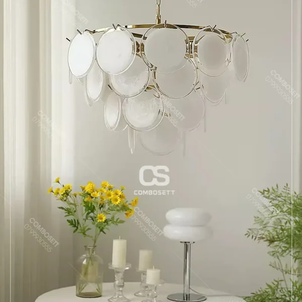 Đèn Thả Trần Pha Lê Nhiều Lớp