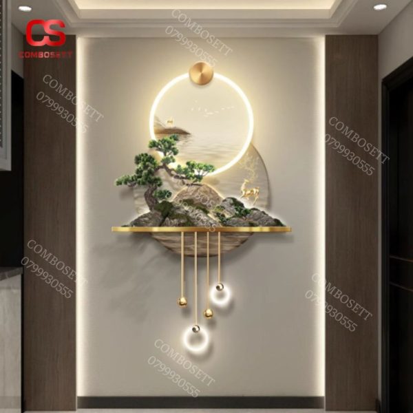 Đèn Tranh Phong Cảnh Nghệ Thuật Trang Trí Lối Đi, Hành Lang, Phòng Khách, Decor Không Gian - Hình ảnh 4
