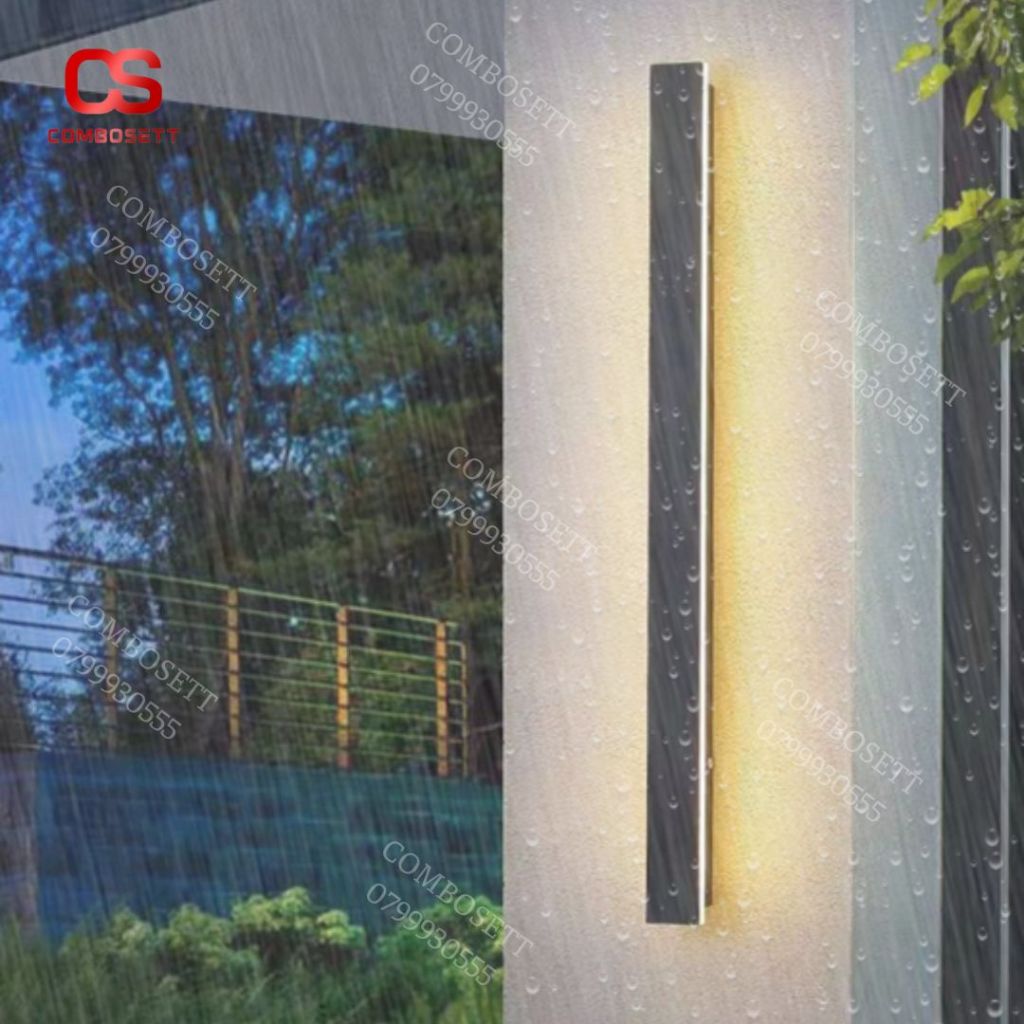 Đèn tường led chống nước ngoài trời mang phong cách, hiện đại đơn giản