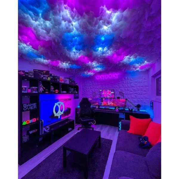 Combo phụ kiện bông làm đèn đám mây đèn LED ARGB