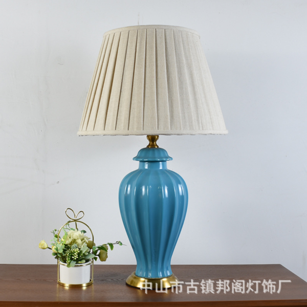 Đèn Bàn Gốm Sứ Hình Cây Xương Rồng Đèn Bàn Bắc Âu Ánh Sáng Ấm Áp Dùng Decor - Hình ảnh 6