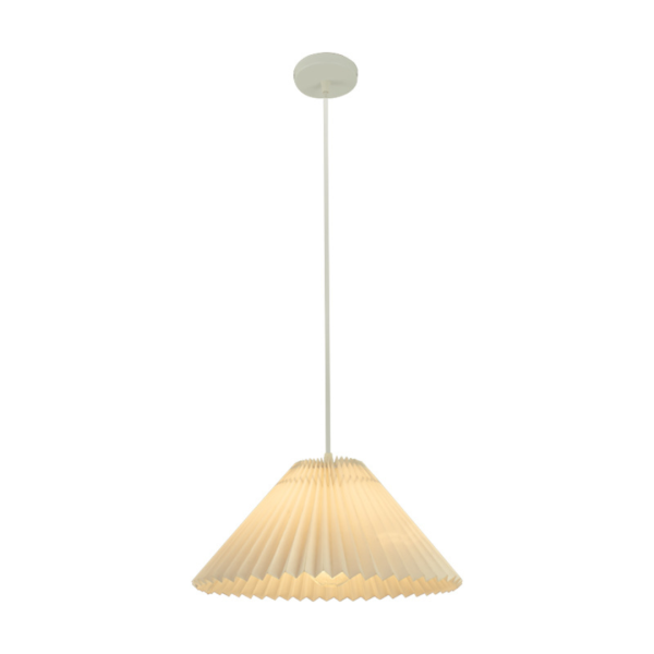 Đèn Thả Trần Chao Xếp Ly Màu Trắng Tối Giản Đèn Thả Trần Phong Cách Norbic Decor Phòng Khách/ Phòng Ăn - Hình ảnh 6
