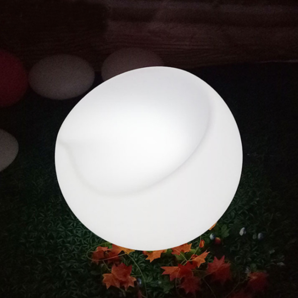 Ghế Led Quả Táo Khuyết Dạ Quang Nhiều Màu Sắc Có Điều Khiển Decor Ngoại Thất, Sân Vườn - Hình ảnh 5
