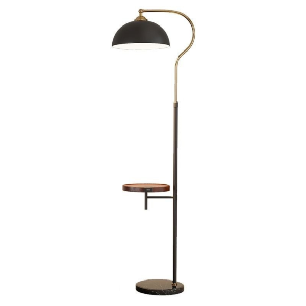 Đèn Sàn Kết Hợp Bàn Chao Bán Nguyệt, Đèn Đứng Bắc Âu 3 Chế Độ Màu Dùng Decor - Hình ảnh 5