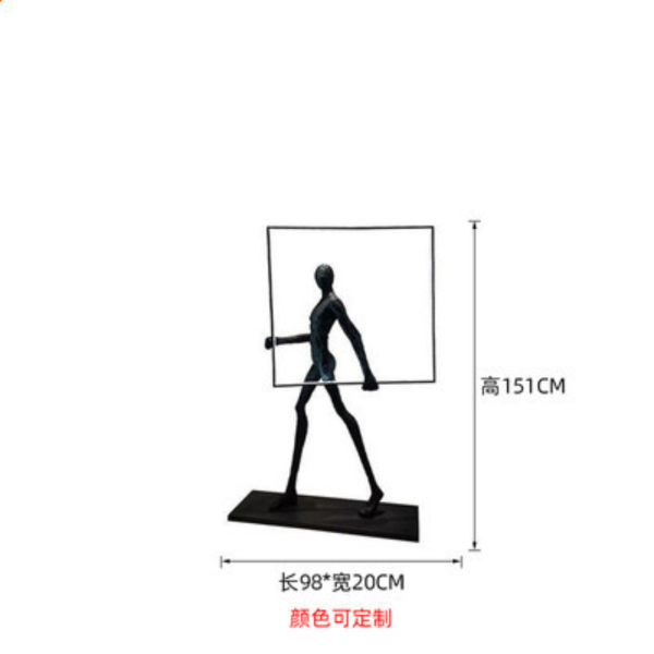 Tượng Đèn Led Hình Khối Đơn Giản, Đèn Tượng Điêu Khắc Nghệ Thuật Decor Không Gian Rộng Lớn - Hình ảnh 8