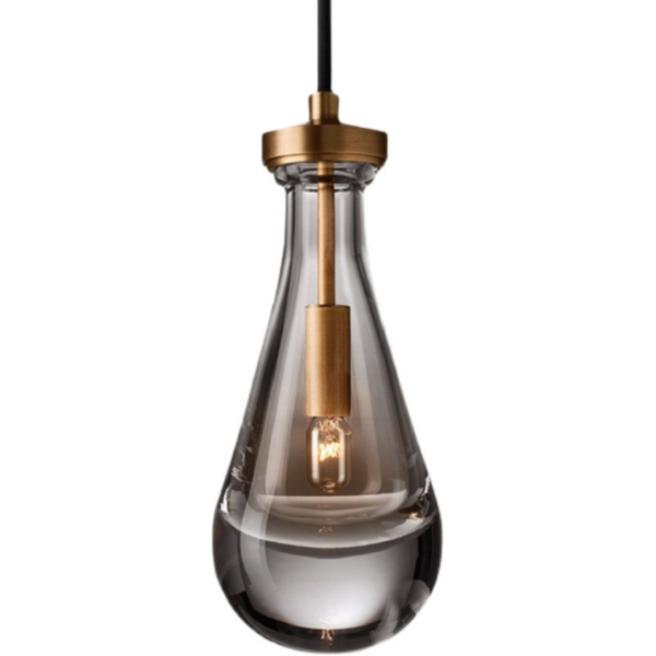 Đèn Thả Trần Giọt Nước Thủy Tinh, Đèn Treo Bắc Âu Decor Phòng Ngủ/ Phòng Khách/Phòng Ăn - Hình ảnh 5