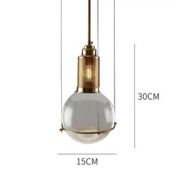 Đèn Thả Trần Thủy Tinh Cao Cấp Phong Cách Bắc Âu, Đèn Treo Bắc Âu Decor Nhiều Không Gian - Hình ảnh 5