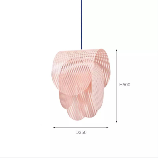 Đèn Thả Trần Màu Hồng Hiện Đại, Đèn Treo Phong Cách Mới Lạ Decor Phòng Ngủ Cho Bé Gái - Hình ảnh 3