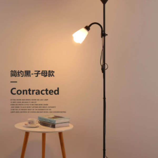 Đèn Cây Đứng Hai Nhánh Hoa, Đèn Sàn Bắc Âu Trang Trí Nhiều Chức Năng Phòng Khách/ Phòng Ngủ - Hình ảnh 2