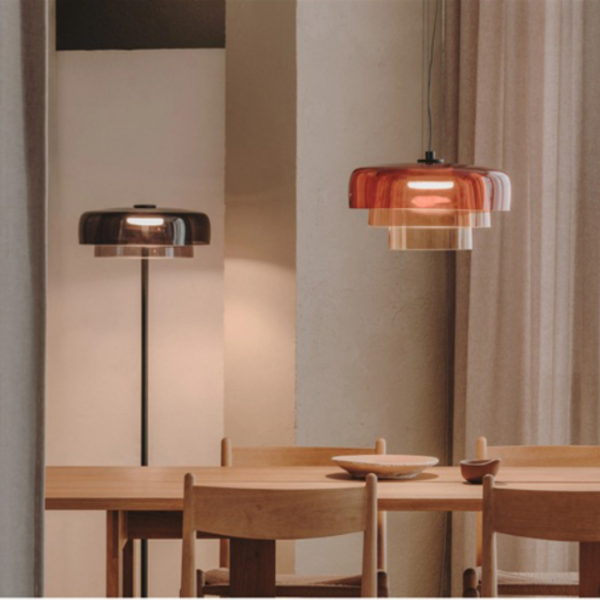 Đèn Thả Thủy Tinh Hiện Đại Đèn Thả Bắc Âu Ánh Sáng Trung Tính Decor Phòng Khách/ Phòng Ăn/ Nhà Hàng - Hình ảnh 4