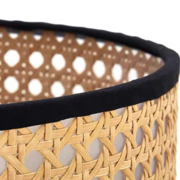 Đèn Bàn Đan Tre Cổ Điển, Đèn Bàn Nhật Bản Wabi-Sabi Decor Phòng Khách/ Phòng Học/ Phòng Ngủ - Hình ảnh 4