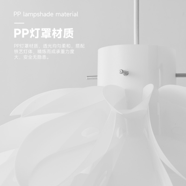 Đèn Bàn Hoa Nhựa PP, Đèn Bàn Phong Cách Trung Hoa Điều Chỉnh Độ Sáng Decor Phòng Ngủ - Hình ảnh 7