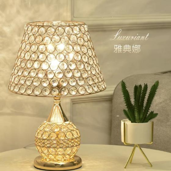 Đèn Bàn Ngủ Pha Lê Lãng Mạn Athena Và Cullinan Phong Cách Tân Cổ Quý Tộc - Hình ảnh 3
