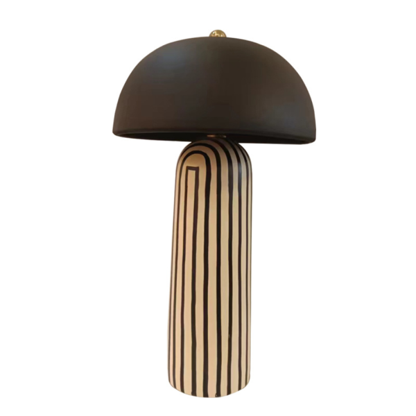 Đèn Bàn Ngủ Trang Trí Hình Nấm, Đèn Bàn Wabi-Sabi Gốm Sứ Decor Phòng Ngủ/ Bàn Làm Việc - Hình ảnh 6