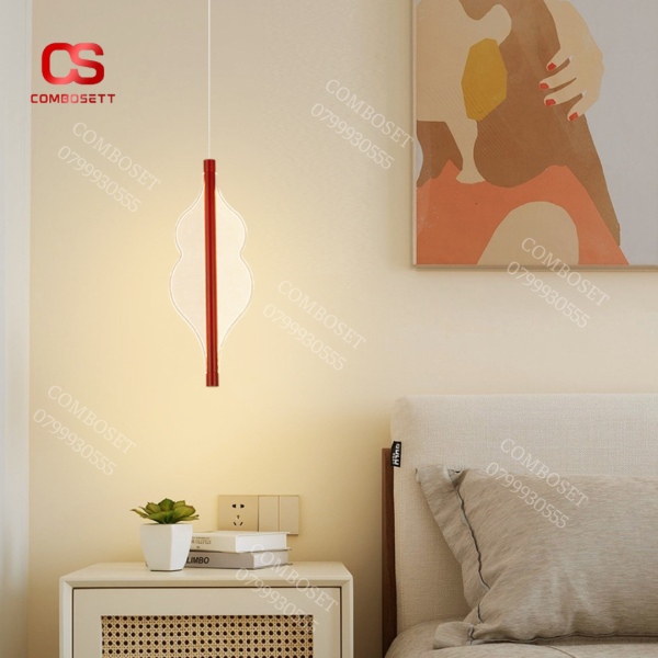 Đèn Chùm Acrylic Hình Đôi Môi, Mũ Rơm Nghệ Thuật Phun Sơn Mạ Điện 3 Chế Độ Ánh Sáng