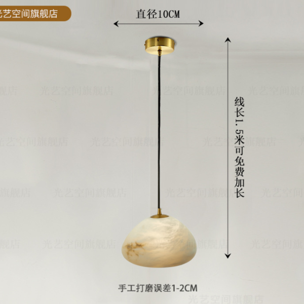 Đèn Chùm Đá Cẩm Thạch Tây Ban Nha Đèn Chùm Decor Phòng Khách, Biệt Thự, Cầu Thang - Hình ảnh 5