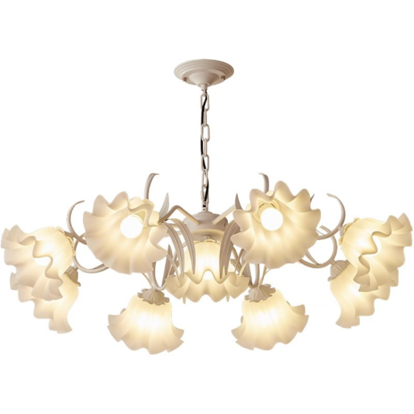 Đèn Chùm Hoa Huệ Kiểu Pháp, Đèn Thả Trần Cổ Điển Decor Không Gian Sang Trọng - Hình ảnh 7