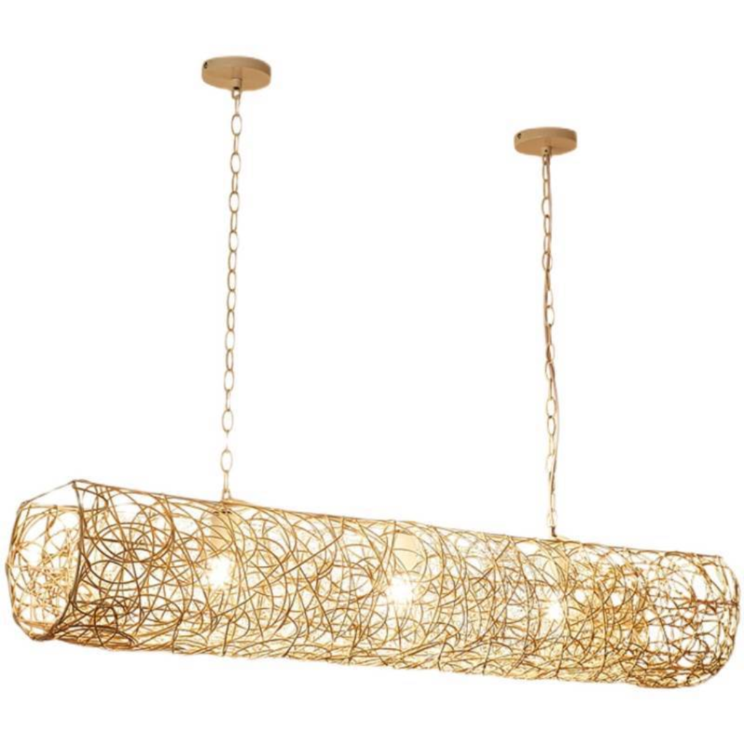Đèn Chùm Mây Tre Đan Nhật Phong Cách Cổ Điển Sang Trọng Decor Nhà Hàng, Phòng Thiền - Ảnh 5