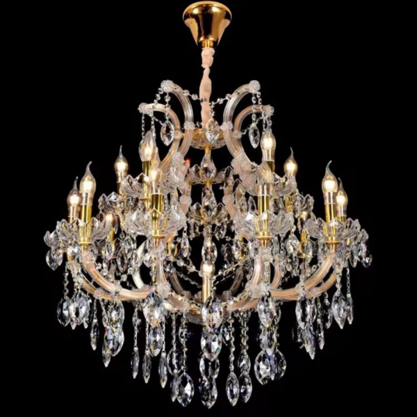 Đèn Chùm Pha Lê Cổ Điển, Đèn Chùm Phong Cách Châu Âu Sang Trọng Decor Phòng Khách/ Biệt Thự - Ảnh 5