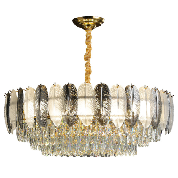 Đèn Chùm Pha Lê Lông Vũ Retro Của Mỹ, Đèn Thả Trần Decor Sang Trọng Cao Cấp - Ảnh 7