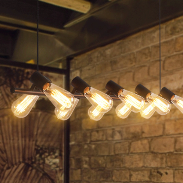 Đèn Led Treo Thả Bóng Thủy Tinh Cổ Điển Decor Quầy Bar, Nhà Hàng, Quán Cà Phê - Hình ảnh 5